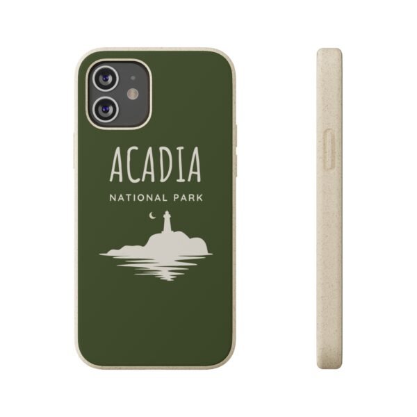 Acadia National Park (Green) Phone Case, Biodegradable - Image 3