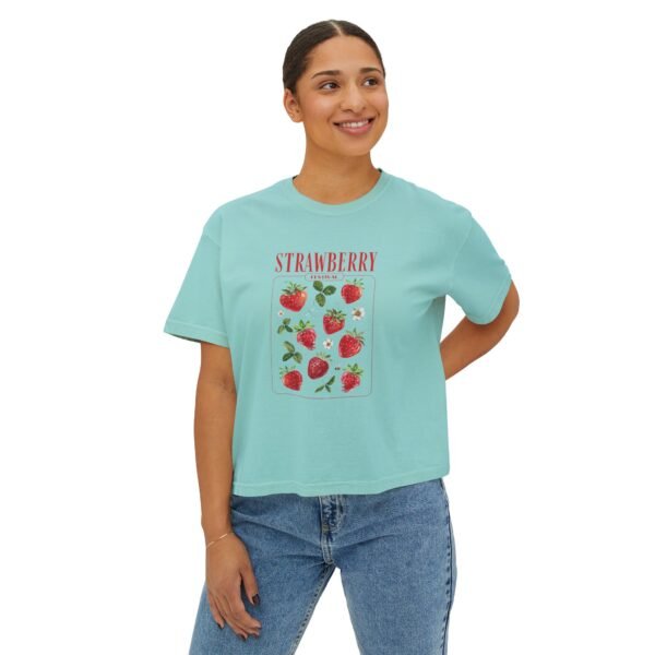 Strawberry Festival Boxy Tee for Women - Image 19