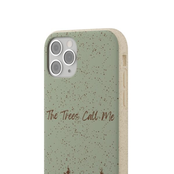 The Trees Call Me (Mint) Phone Case, Biodegradable - Image 4