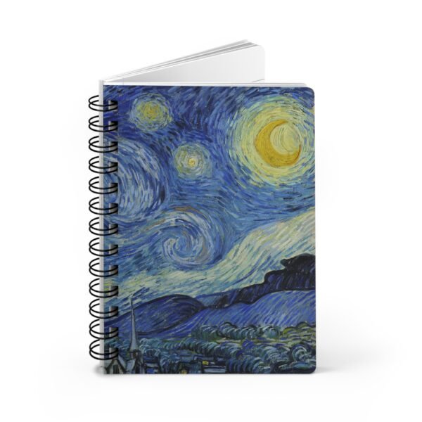 Starry Night Van Gogh Journal, Spiral Notebook - Image 6