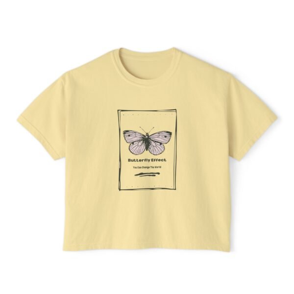 Butterfly Effect Boxy Tee for Women - Image 5