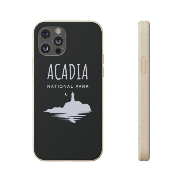 Acadia National Park (Dark Blue) Phone Case, Biodegradable - Image 4