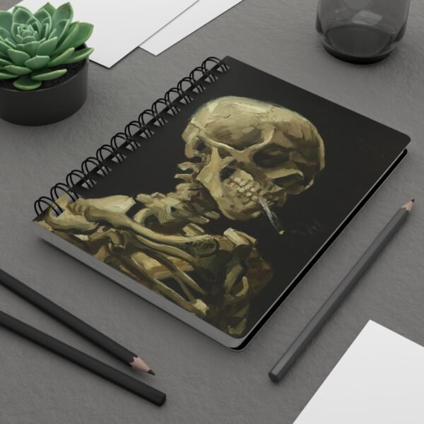 Van Gogh Edgy Skeleton Spiral Bound Journal