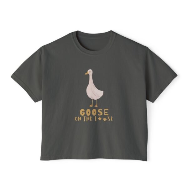 Goose on the Loose Boxy Tee for Women - Image 13