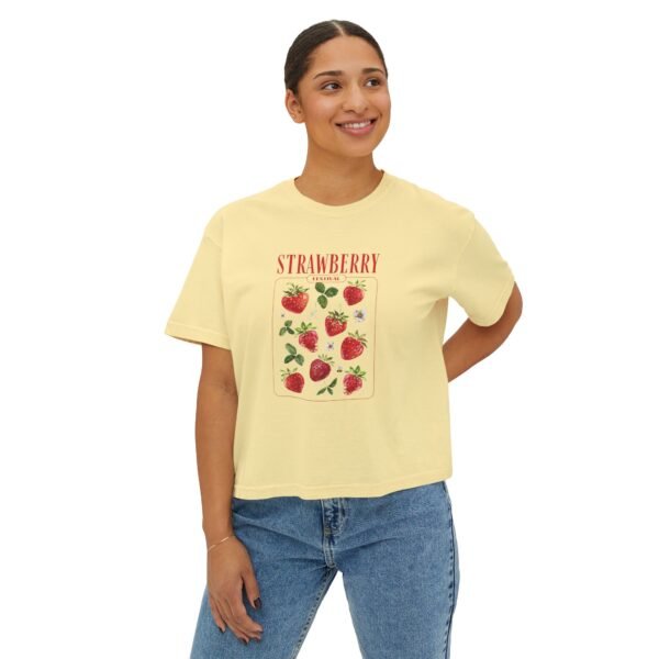 Strawberry Festival Boxy Tee for Women - Image 11