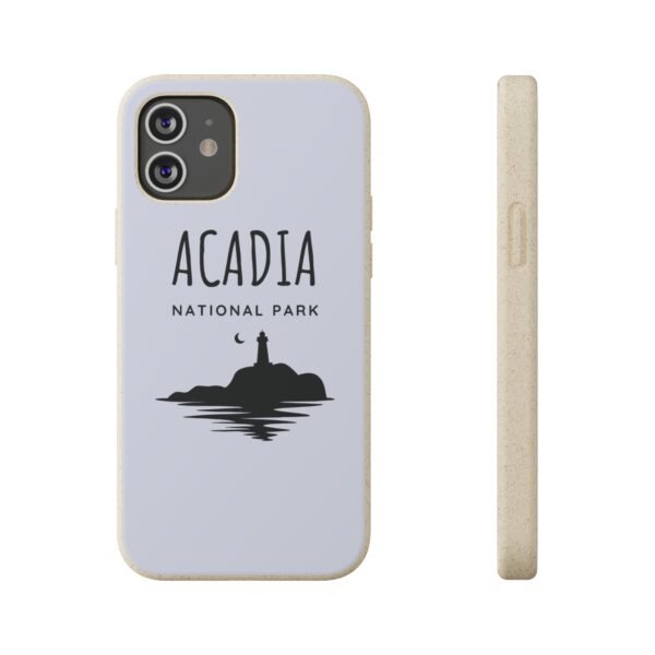 Acadia National Park (Light Blue) Phone Case, Biodegradable - Image 3