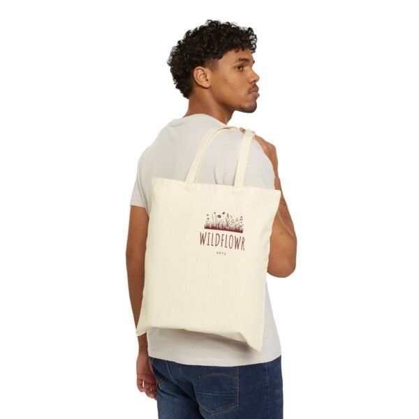 Wildflowr Arts Cotton Canvas Tote Bag - Image 3