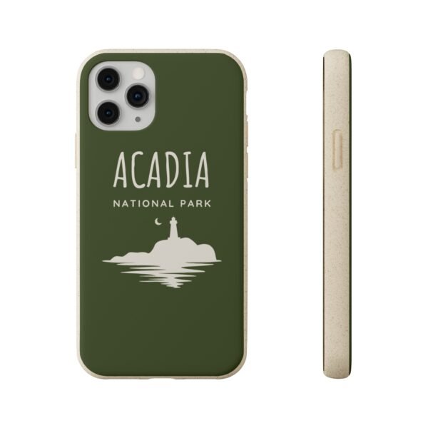 Acadia National Park (Green) Phone Case, Biodegradable