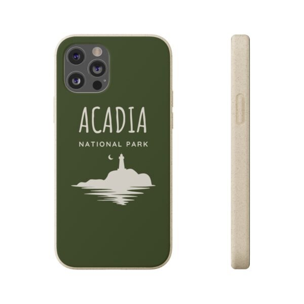 Acadia National Park (Green) Phone Case, Biodegradable - Image 4