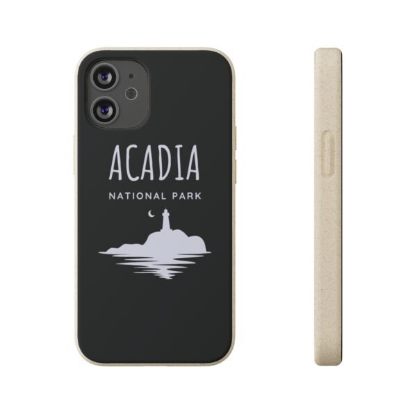 Acadia National Park (Dark Blue) Phone Case, Biodegradable - Image 2