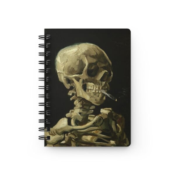 Van Gogh Edgy Skeleton Spiral Bound Journal - Image 2