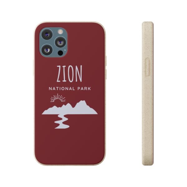 Zion National Park (Red) Phone Case, Biodegradable - Image 5