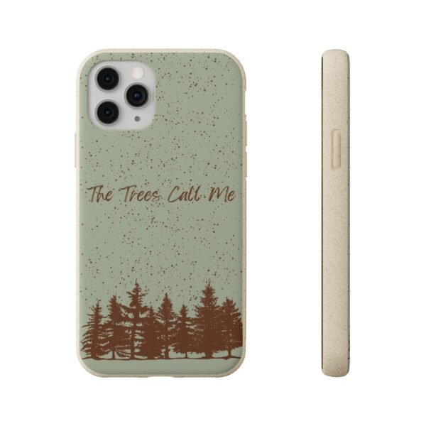 The Trees Call Me (Mint) Phone Case, Biodegradable