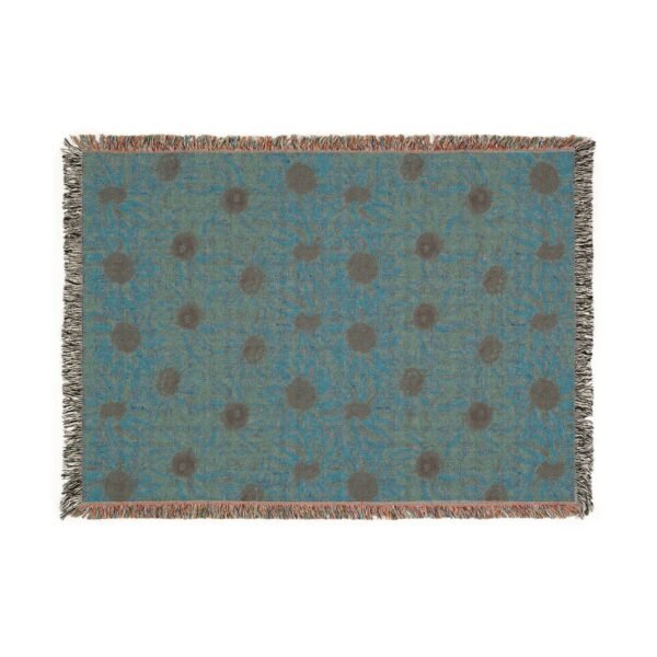 Van Gogh Floral Throw Blanket - Image 2