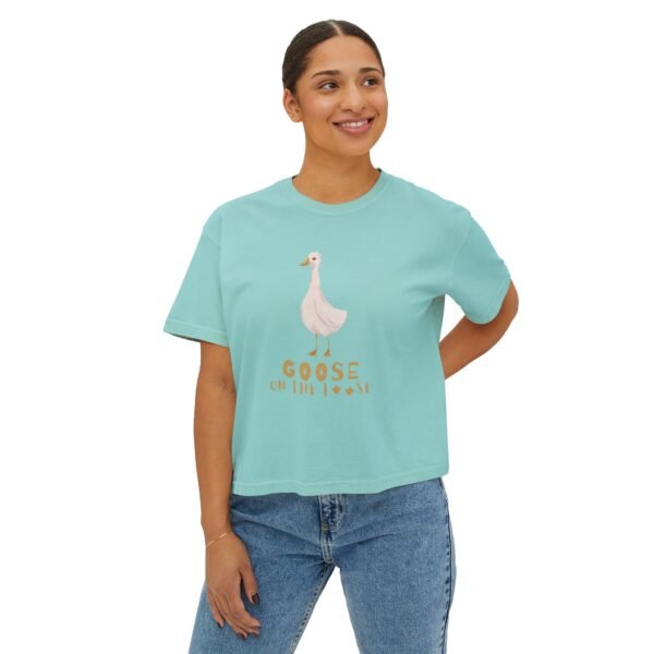 Goose on the Loose Boxy Tee for Women - Image 19