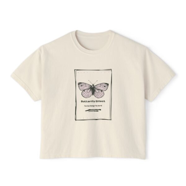 Butterfly Effect Boxy Tee for Women - Image 3