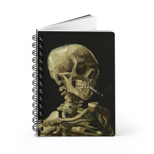 Van Gogh Edgy Skeleton Spiral Bound Journal - Image 4