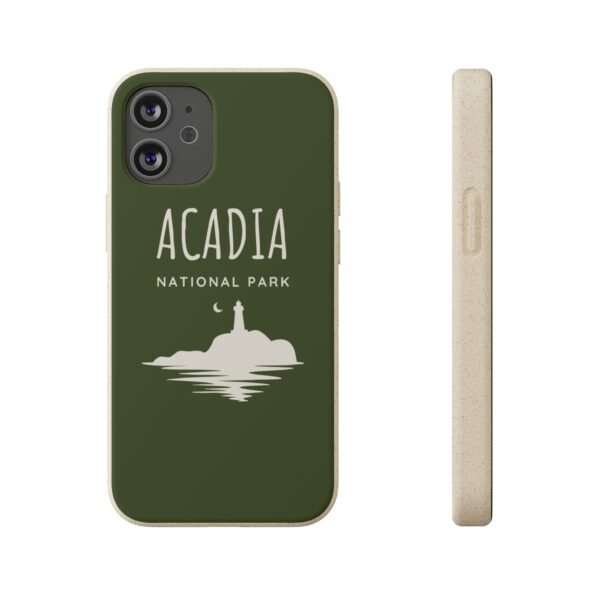 Acadia National Park (Green) Phone Case, Biodegradable - Image 2