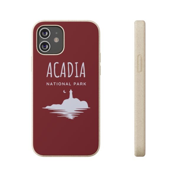 Acadia National Park (Red) Phone Case, Biodegradable - Image 3