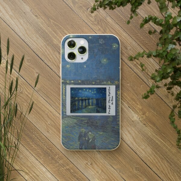 Van Gogh Starry Night Phone Case, Biodegradable - Image 2