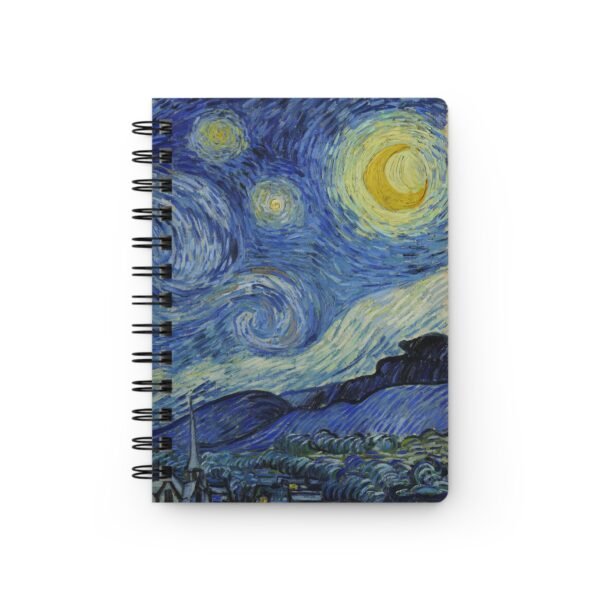 Starry Night Van Gogh Journal, Spiral Notebook - Image 2