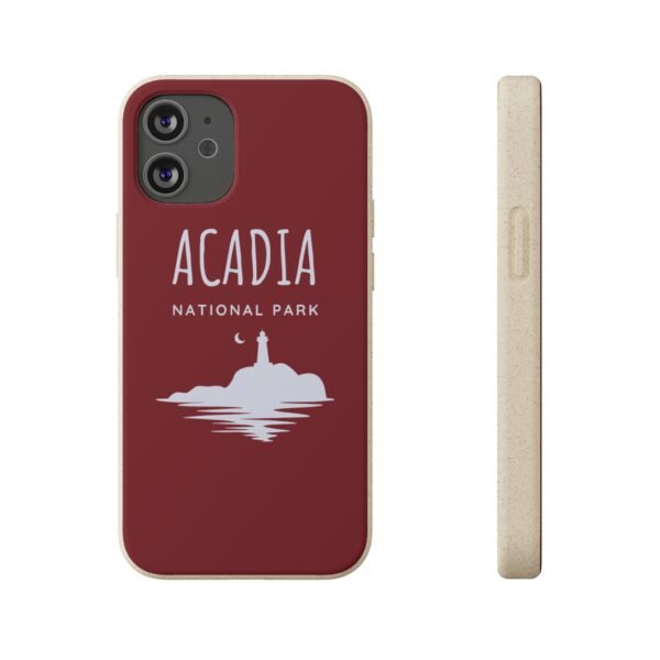 Acadia National Park (Red) Phone Case, Biodegradable - Image 2