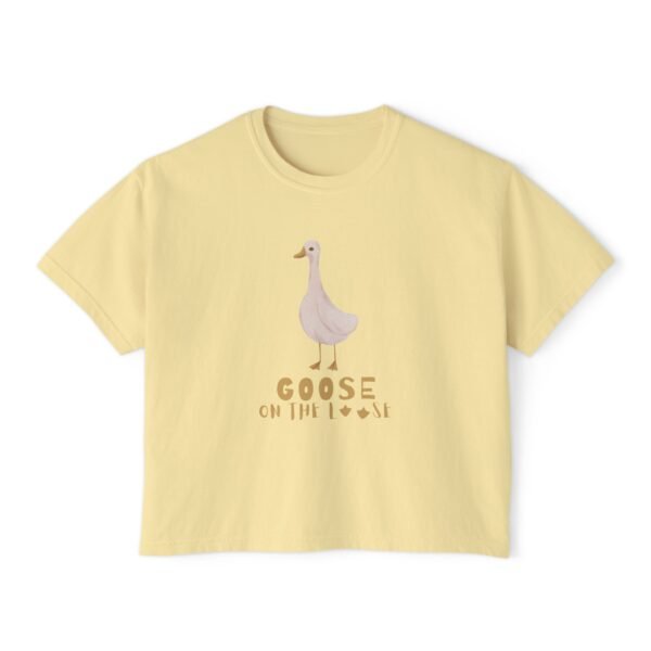 Goose on the Loose Boxy Tee for Women - Image 9