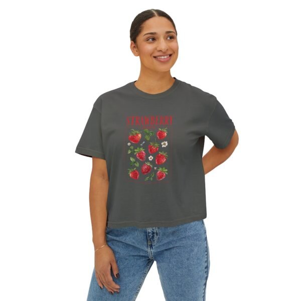 Strawberry Festival Boxy Tee for Women - Image 15