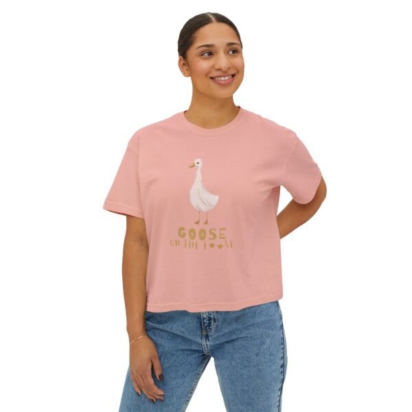 Goose on the Loose Boxy Tee for Women - Image 7