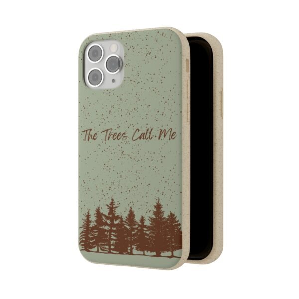 The Trees Call Me (Mint) Phone Case, Biodegradable - Image 2