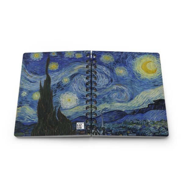 Starry Night Van Gogh Journal, Spiral Notebook - Image 7