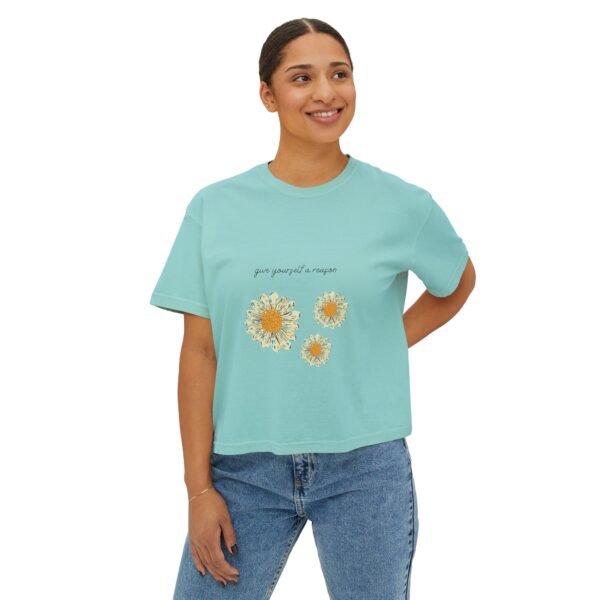 Give Yourself a Reason Boxy Tee for Women - Image 19